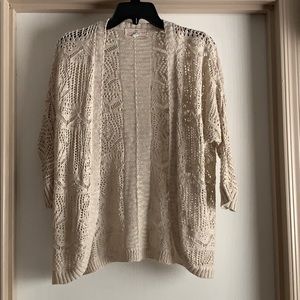 Cream cardigan